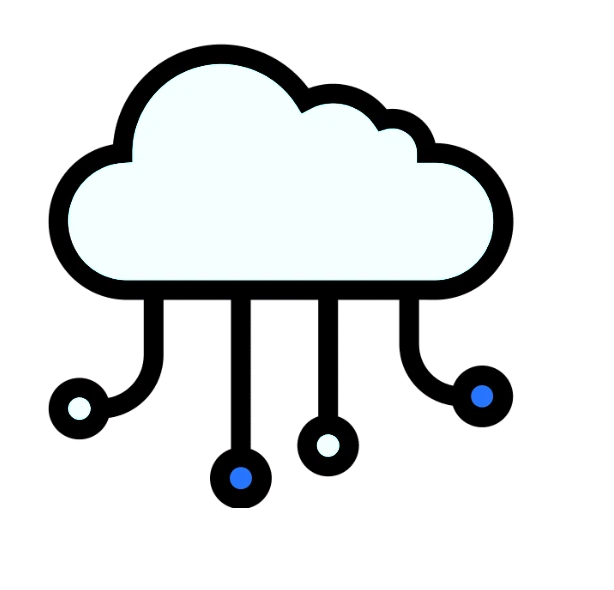 a cloud with users attached