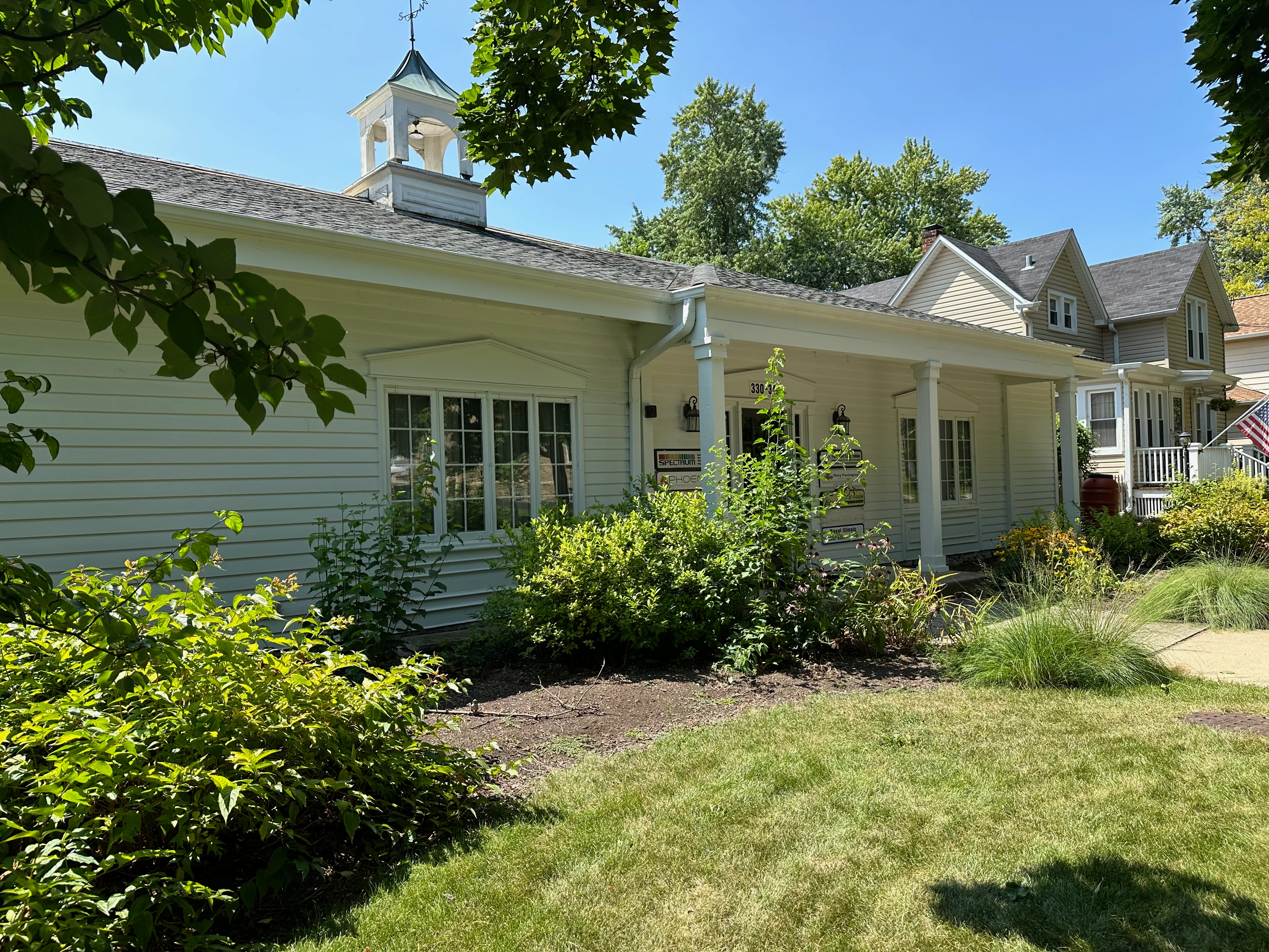 Background Image of the exterior of an office building